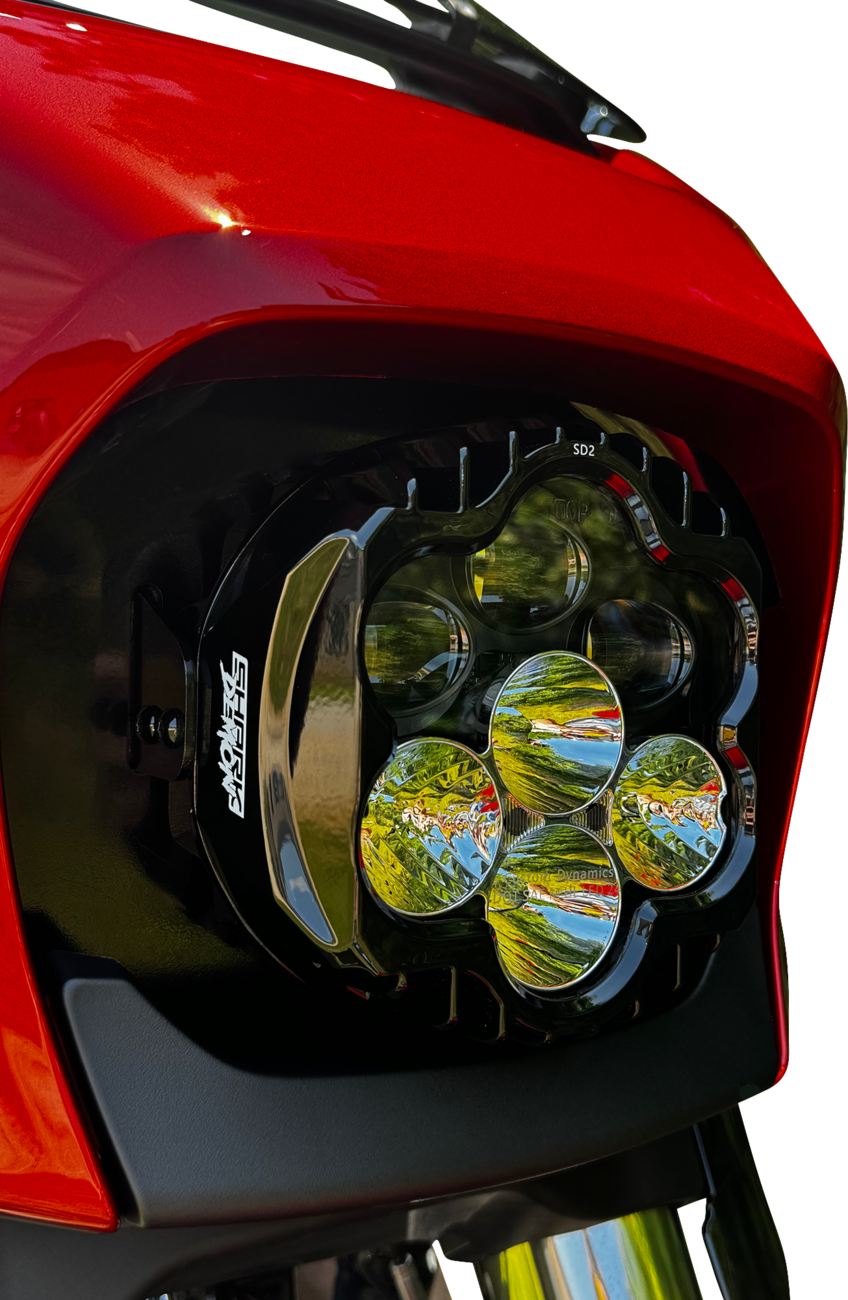 Custom Dynamics LED Headlight - Shark Demon® - FLHX/FLHL