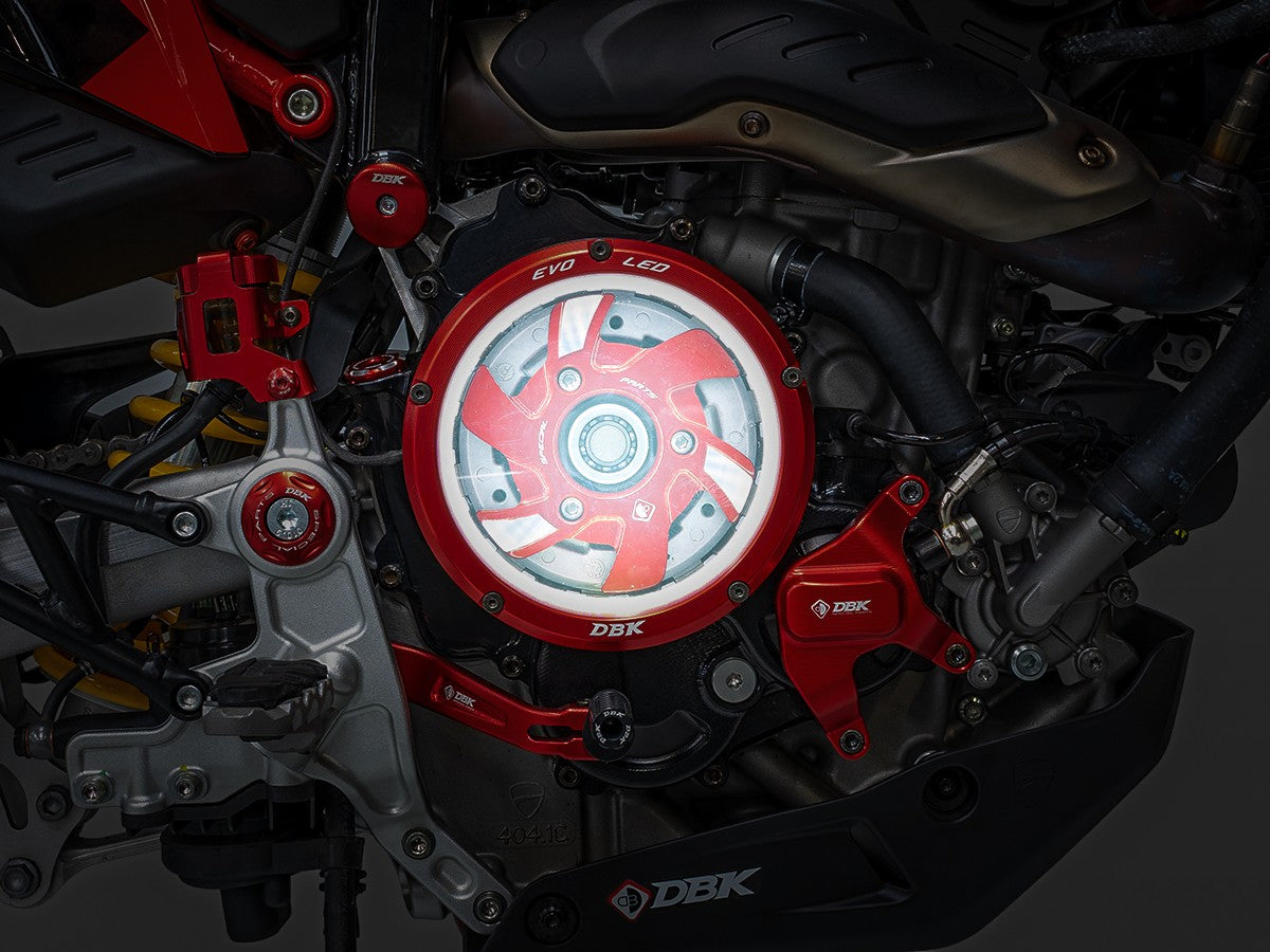 Ducabike DBK CCDVL15 Ducati HM 698 Mono Clear Clutch Cover 3D-EVO LED