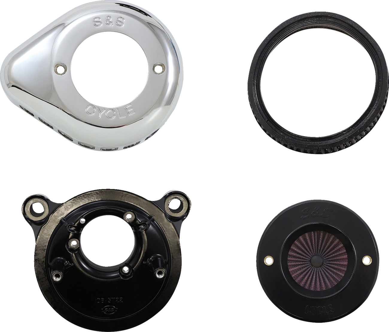 S&S Cycle Air Stinger Stealth Air Cleaner Kit