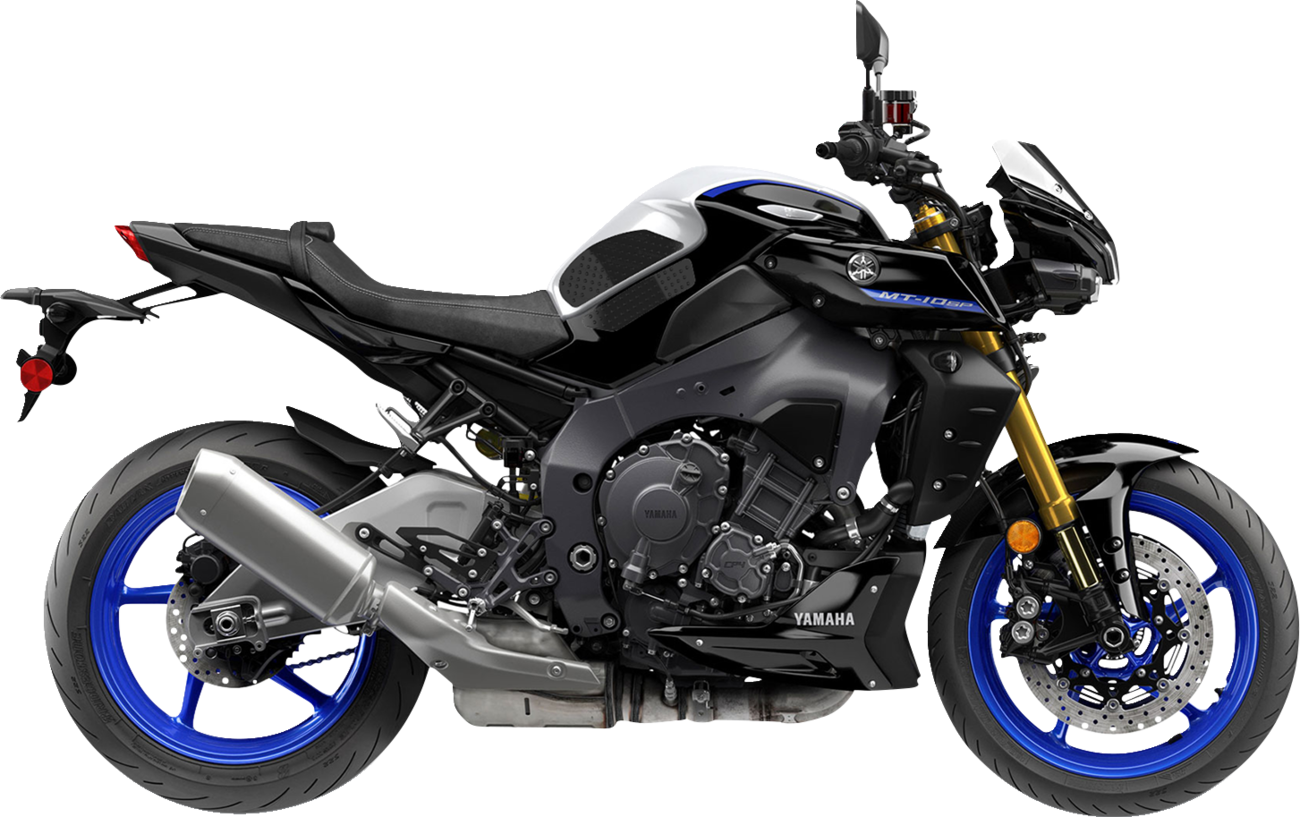 StompGrip Tank Grips - Volcano - Black - Yamaha - MT '22-'25