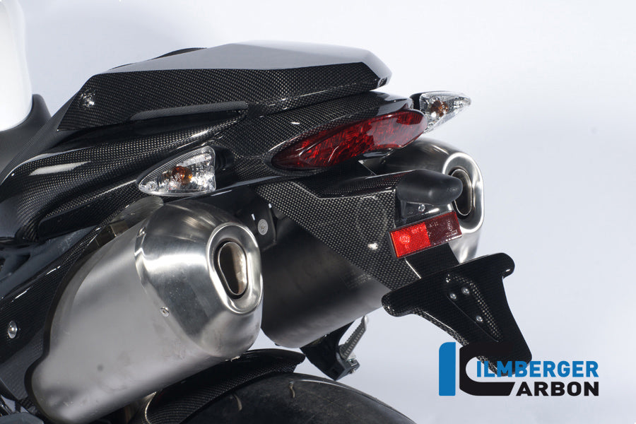 Ilmberger Carbon License Plate Holder (Incl. Taillight Cover With Indicator Mount) Carbon Triumph Speed Triple 1050