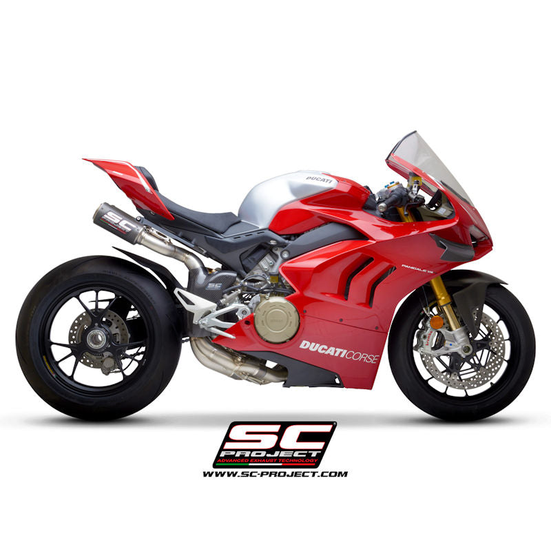 SC Project WSBK Full Titanium Undertail Exhaust System for Panigale V4 V4S V4R
