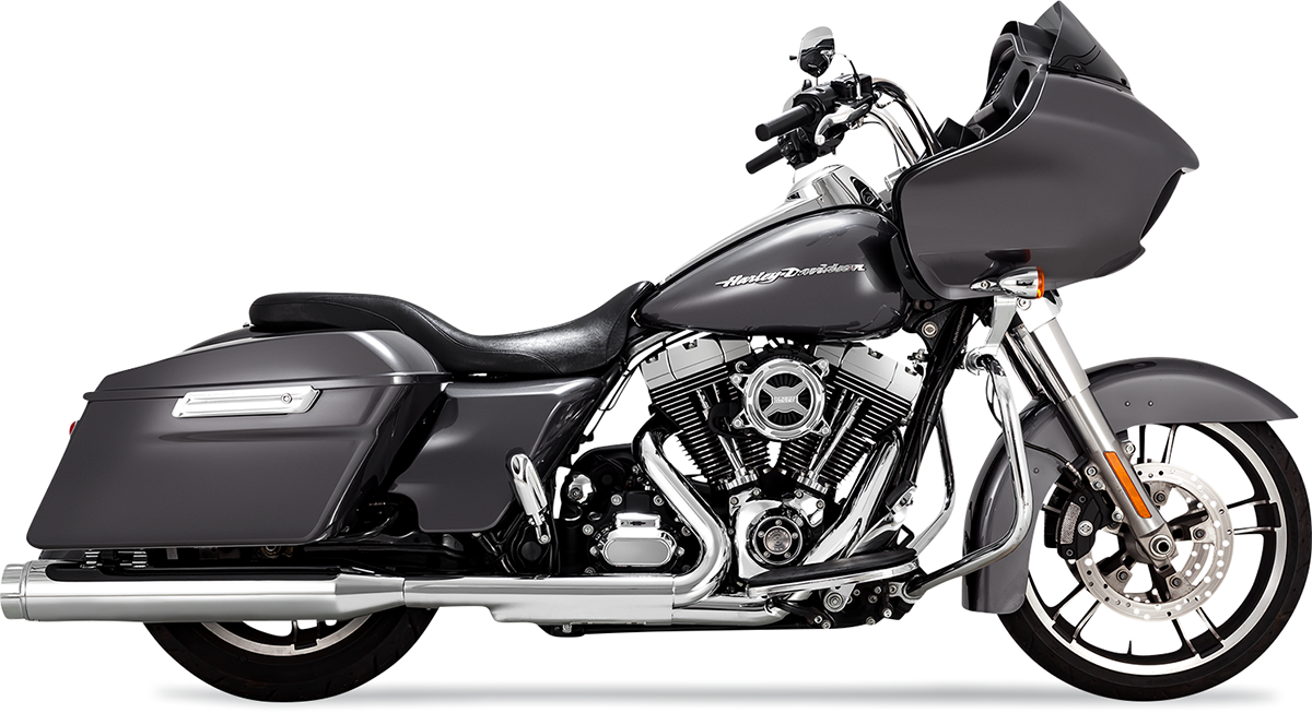Vance & Hines 4-1/2" Torquer Mufflers For '95-'16 FL - Chrome