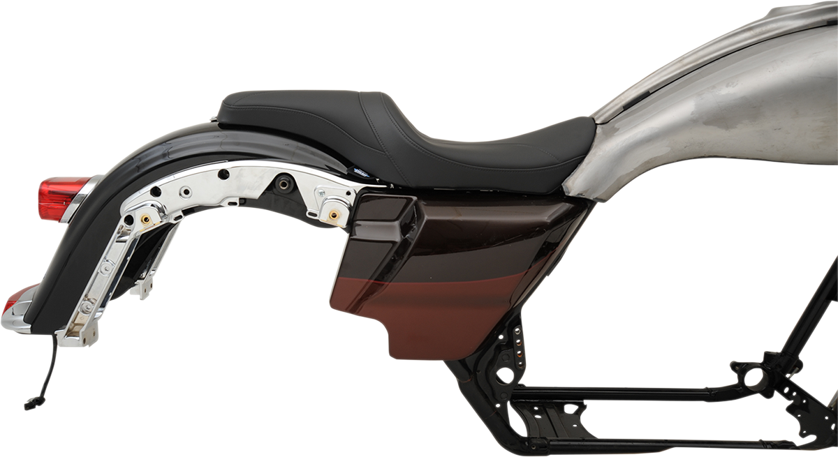 Drag Specialties Seats Predator Seat - Mild Stitched - Yaffe Gas Tank - FL '08-'23