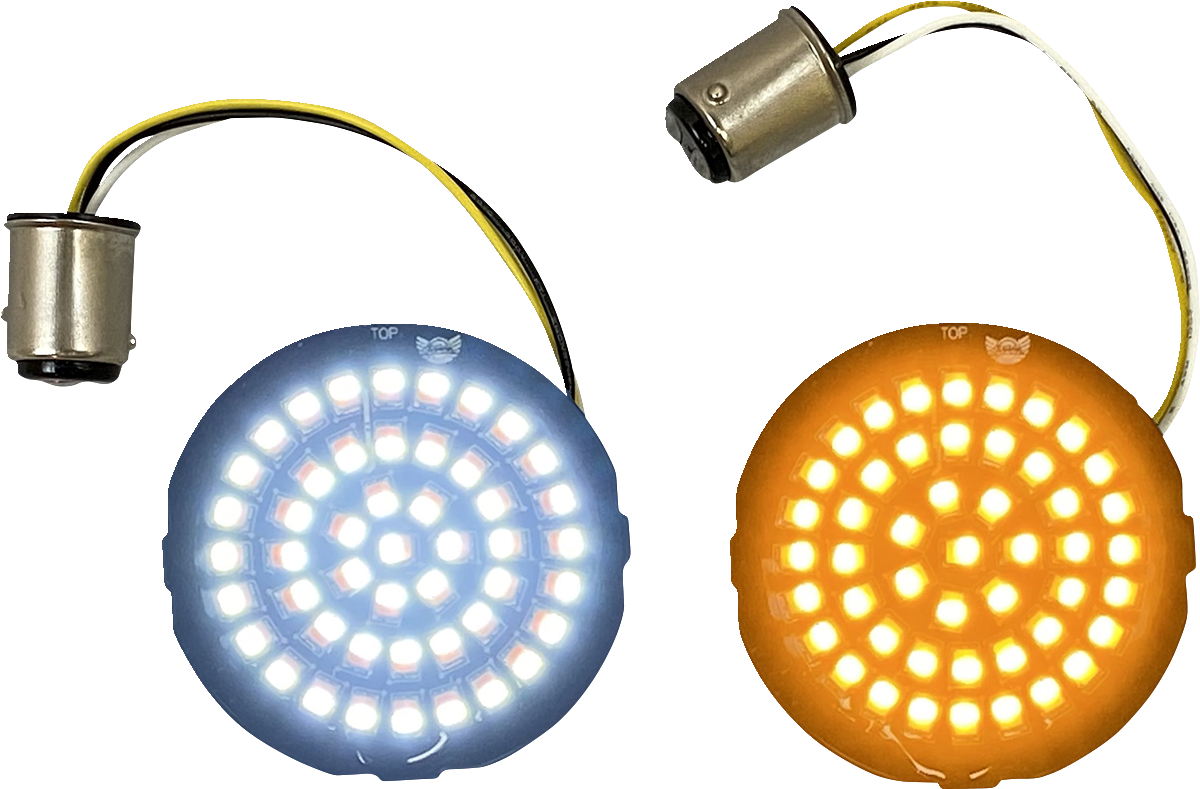 Custom Dynamics Amber/White LED Turn Signal Inserts