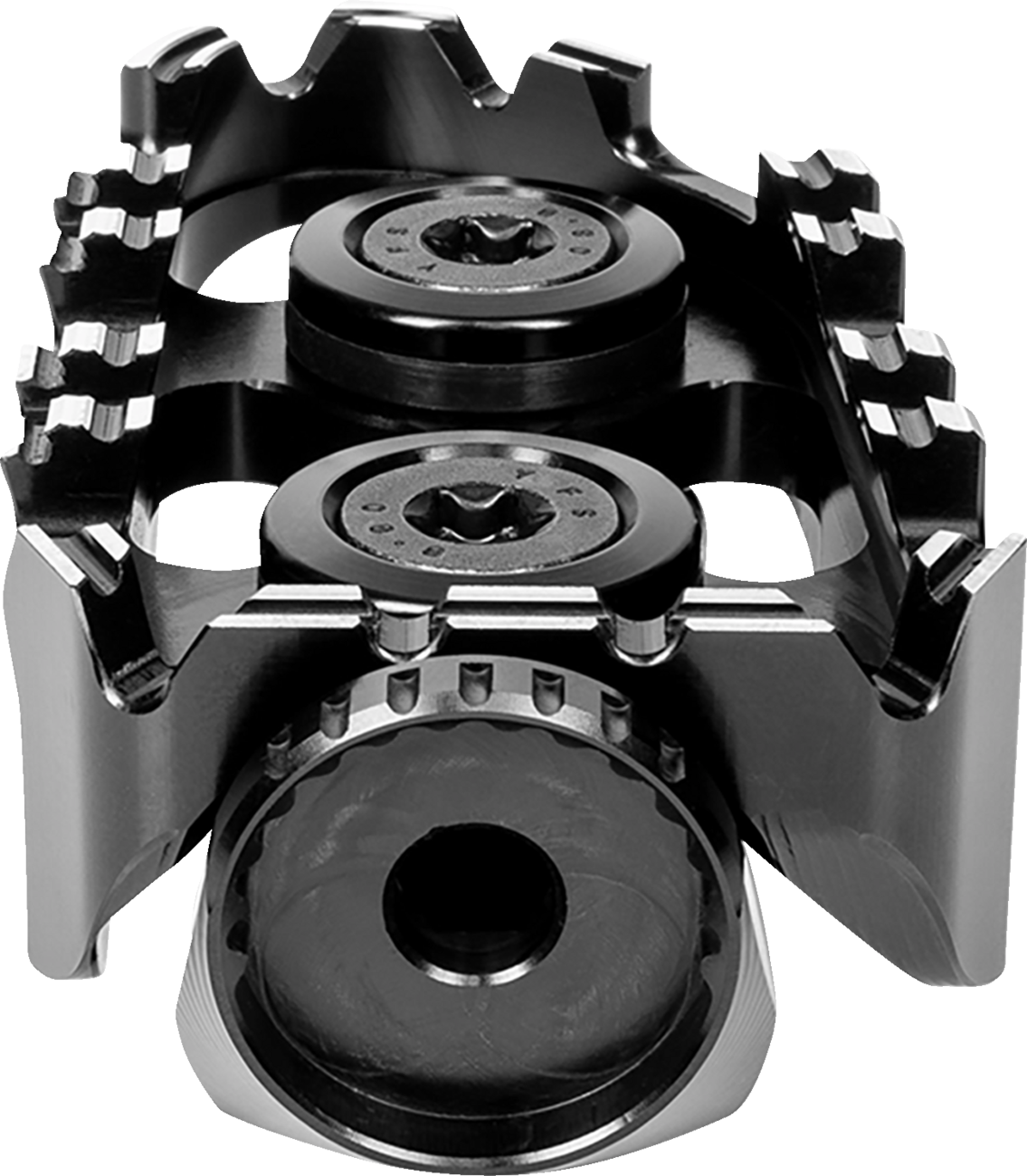 Gilles Tooling Tech-X Enduro Foot Pegs - Driver - Black