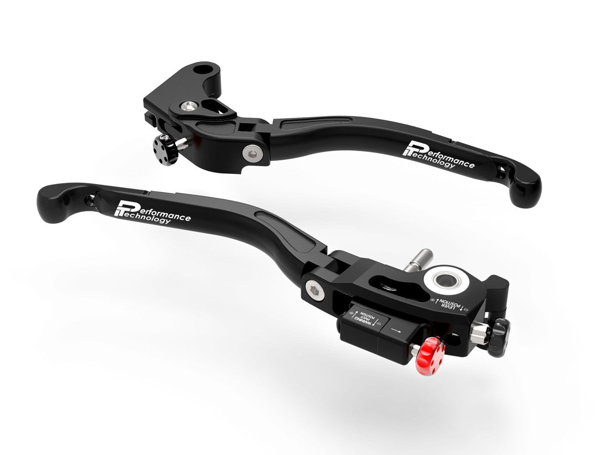 Ducabike DBK L11 Ultimate Brake + Clutch Levers Double Adjustment - BLACK-BLACK