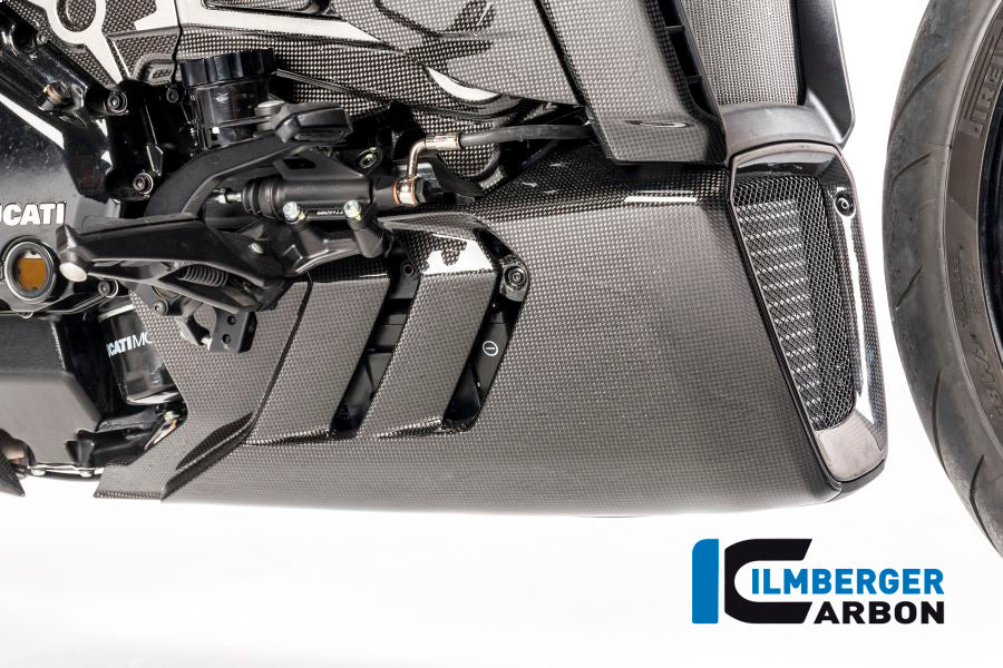Ilmberger Carbon Belly Pan Right Ducati XDiavel 2016 - Gloss