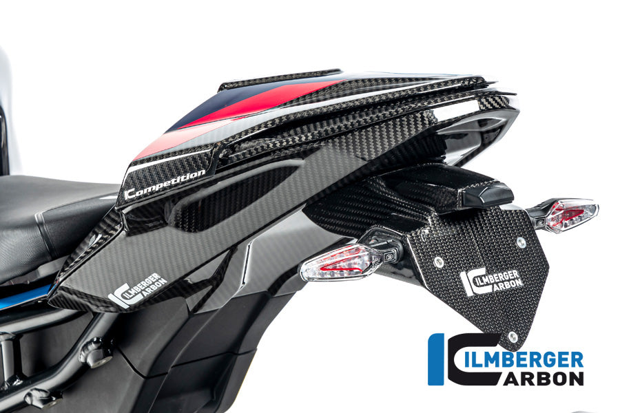 Ilmberger Carbon Rear Lower Seat Under Tray BMW M1000RR 2023-2026 - Gloss / Twill