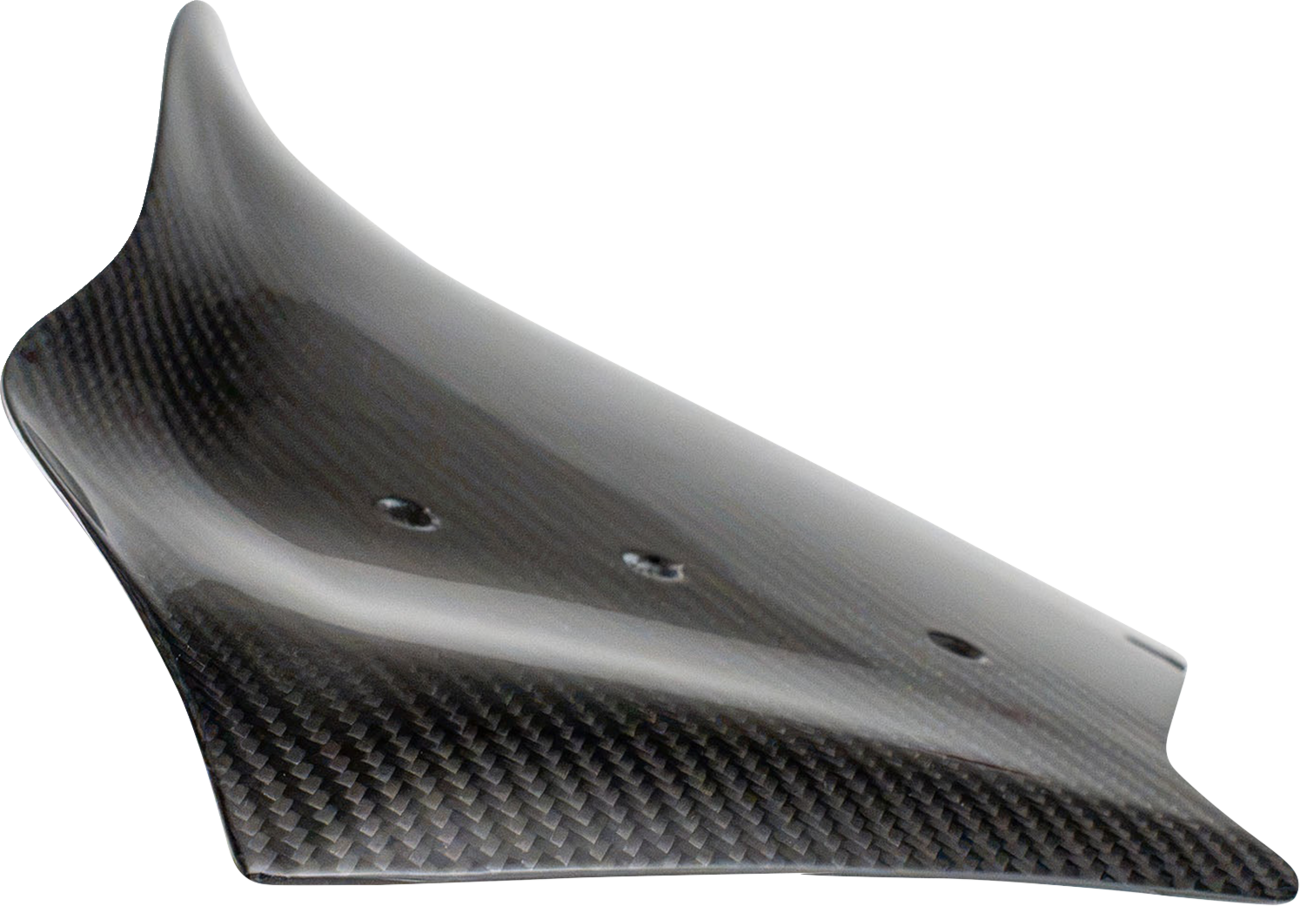 Klock Werks Flare® Windshield - 8" - Carbon Fiber - '23-'26 FLHX/FLHLT