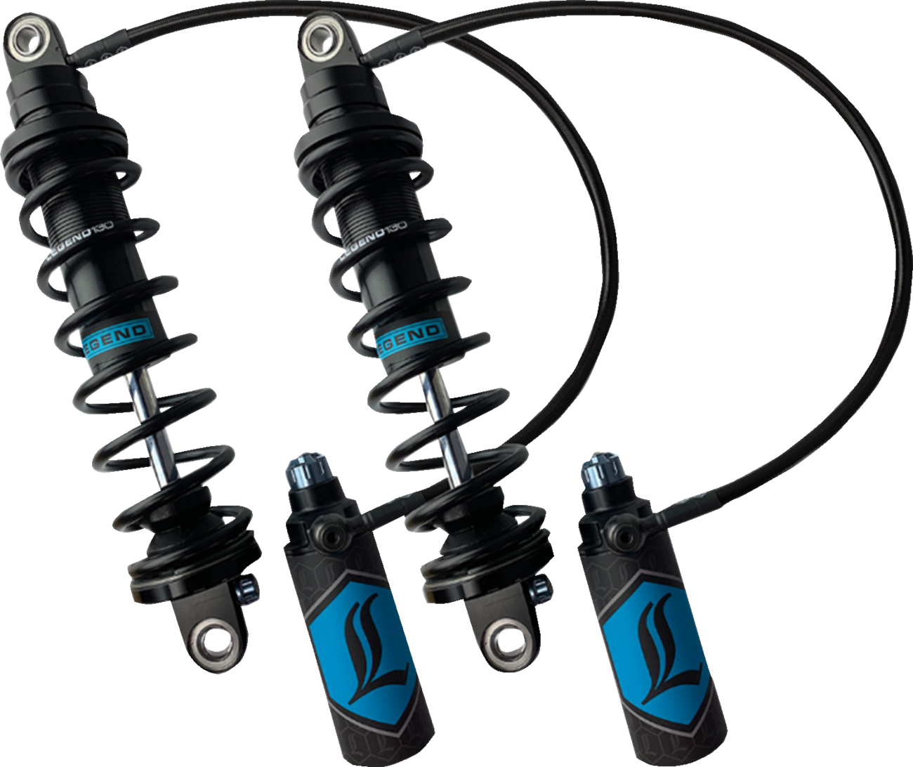 Legend Suspension REVO ARC Remote Reservoir Shocks - 13" - Standard - Black