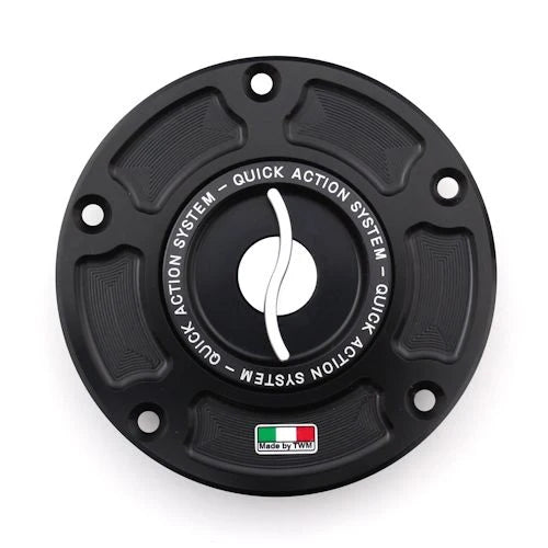 TWM Quick Action CNC Aluminum Gas Cap For Diavel V4