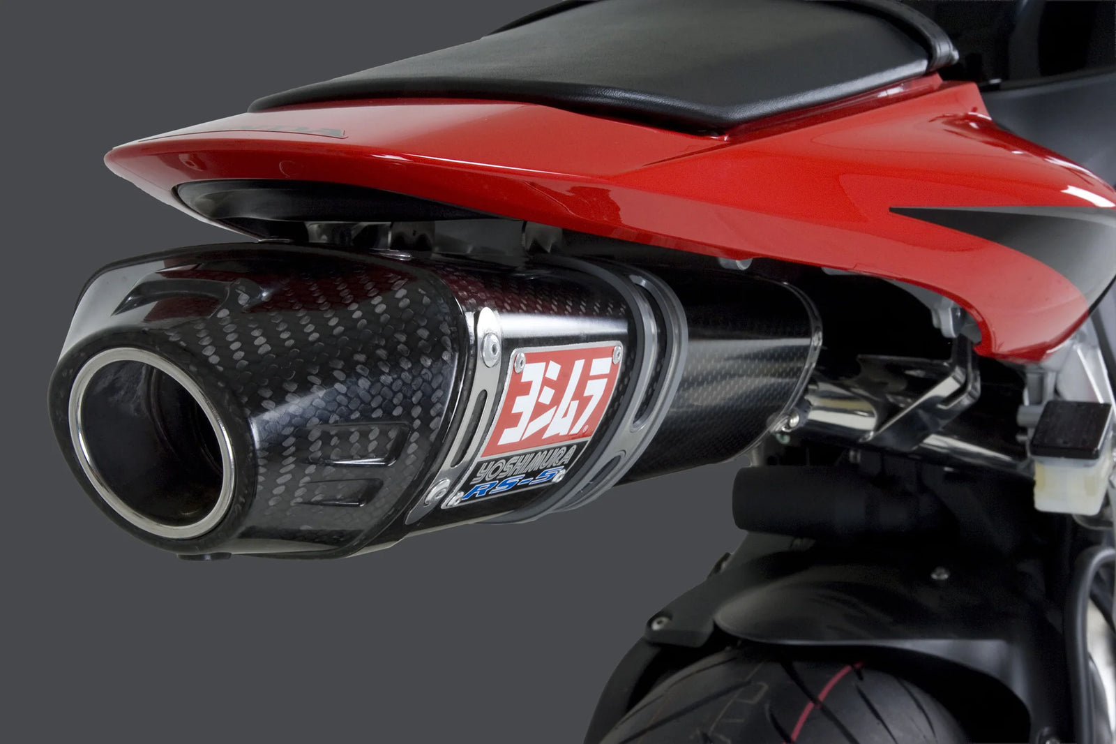 Yoshimura CBR600RR 09-26 Race RS-5 Stainless Full Exhaust, W/ Carbon Fiber Muffler