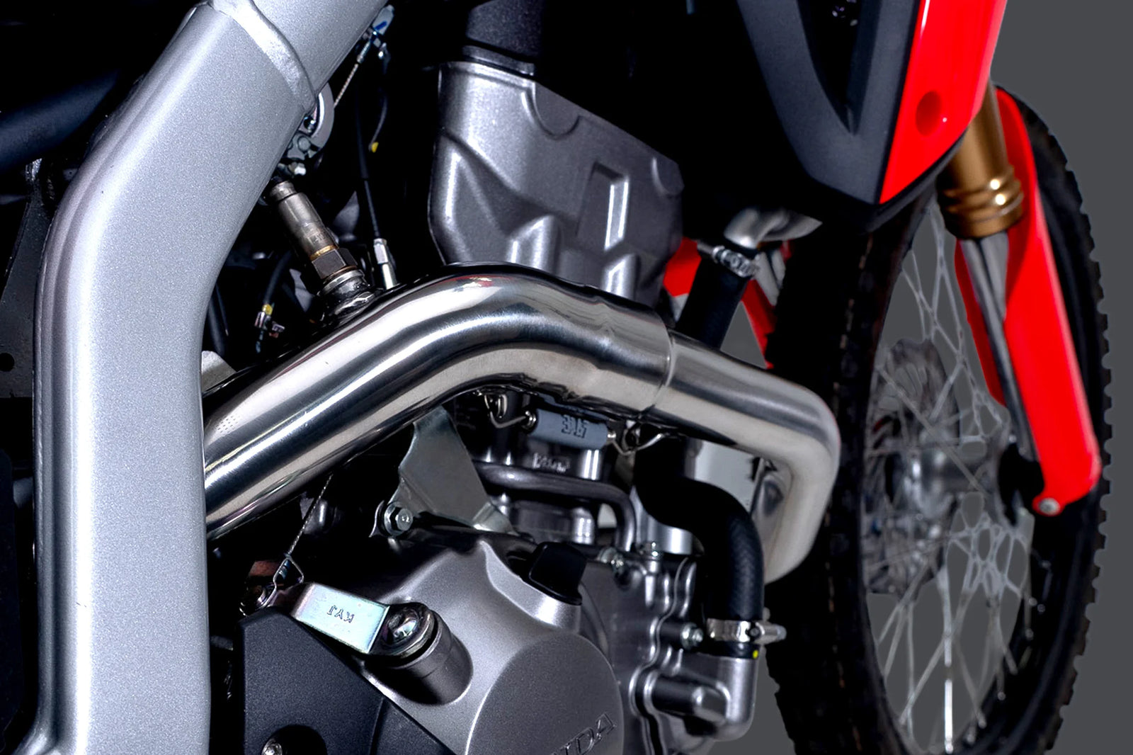 Yoshimura CRF300L/Rally 21-26 Race RS-12 Stainless Full Exhaust, W/ Stainless Muffler