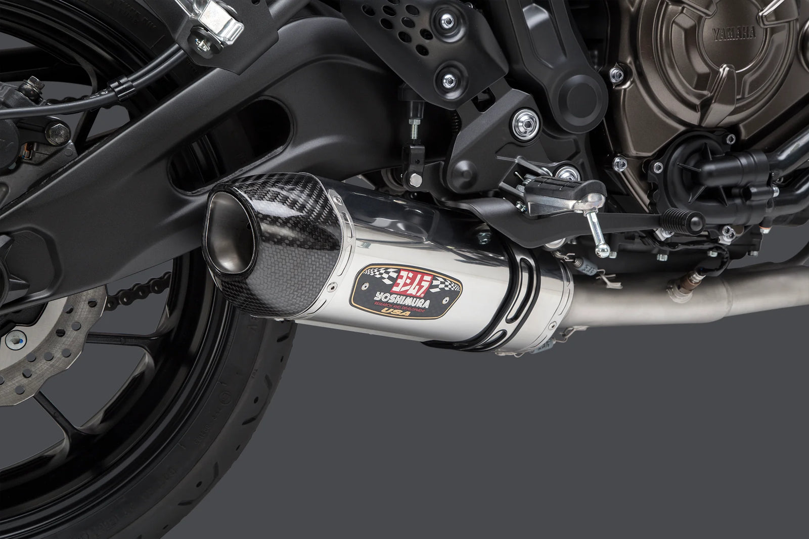 Yoshimura FZ/MT-07/R7/XSR700 15-26 R77 Full Exhaust / Stainless Muffler