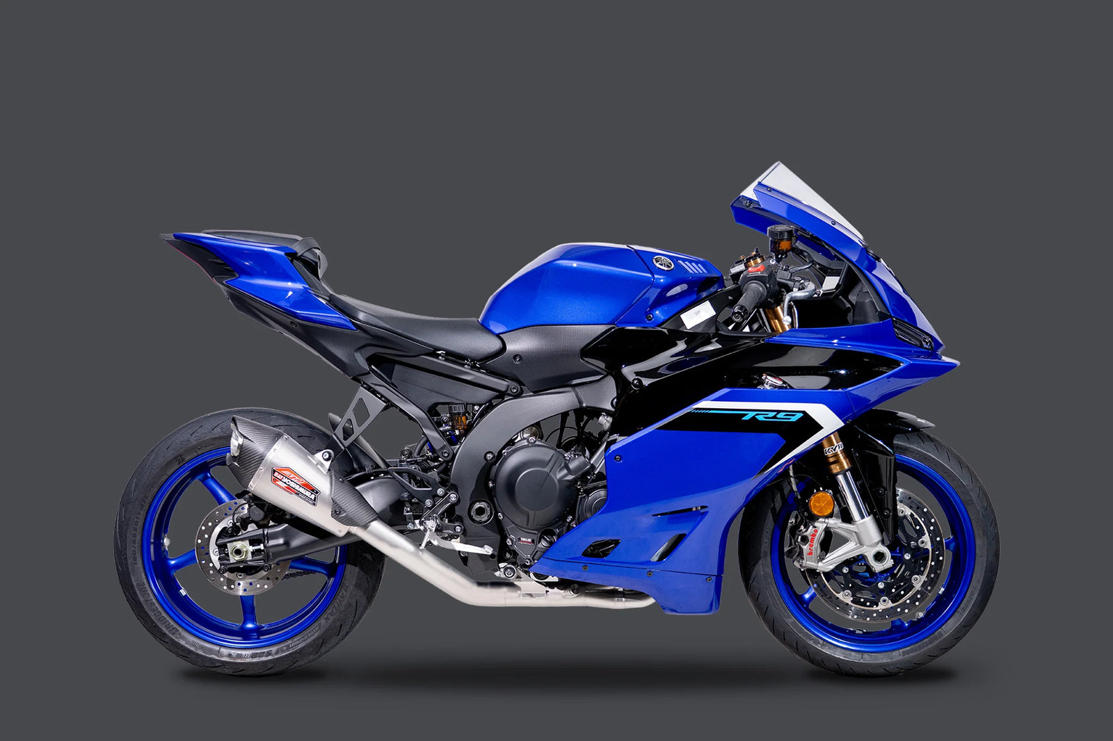 Yoshimura R9 25-26 Race AT2 Stainless Full Exhaust, W/ Stainless Muffler