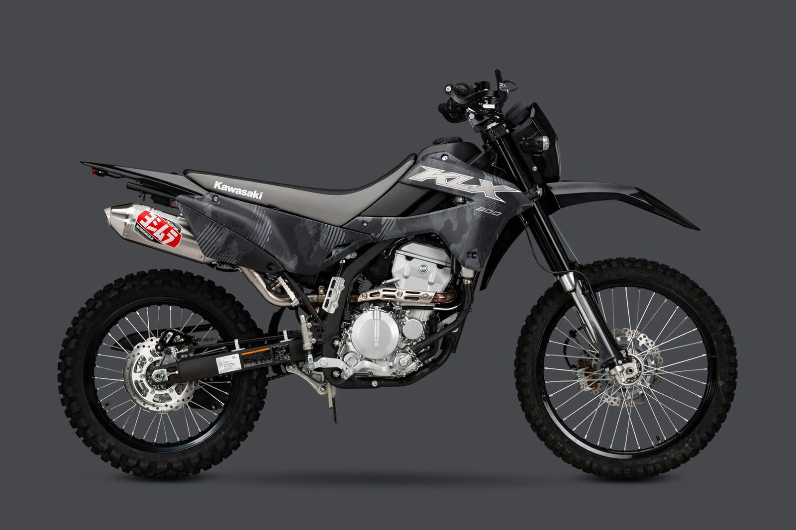Yoshimura KLX250S/SF 09-20 / KLX300S/SM 21-26 RS2 Slip-On Exhaust / Aluminum Muffler