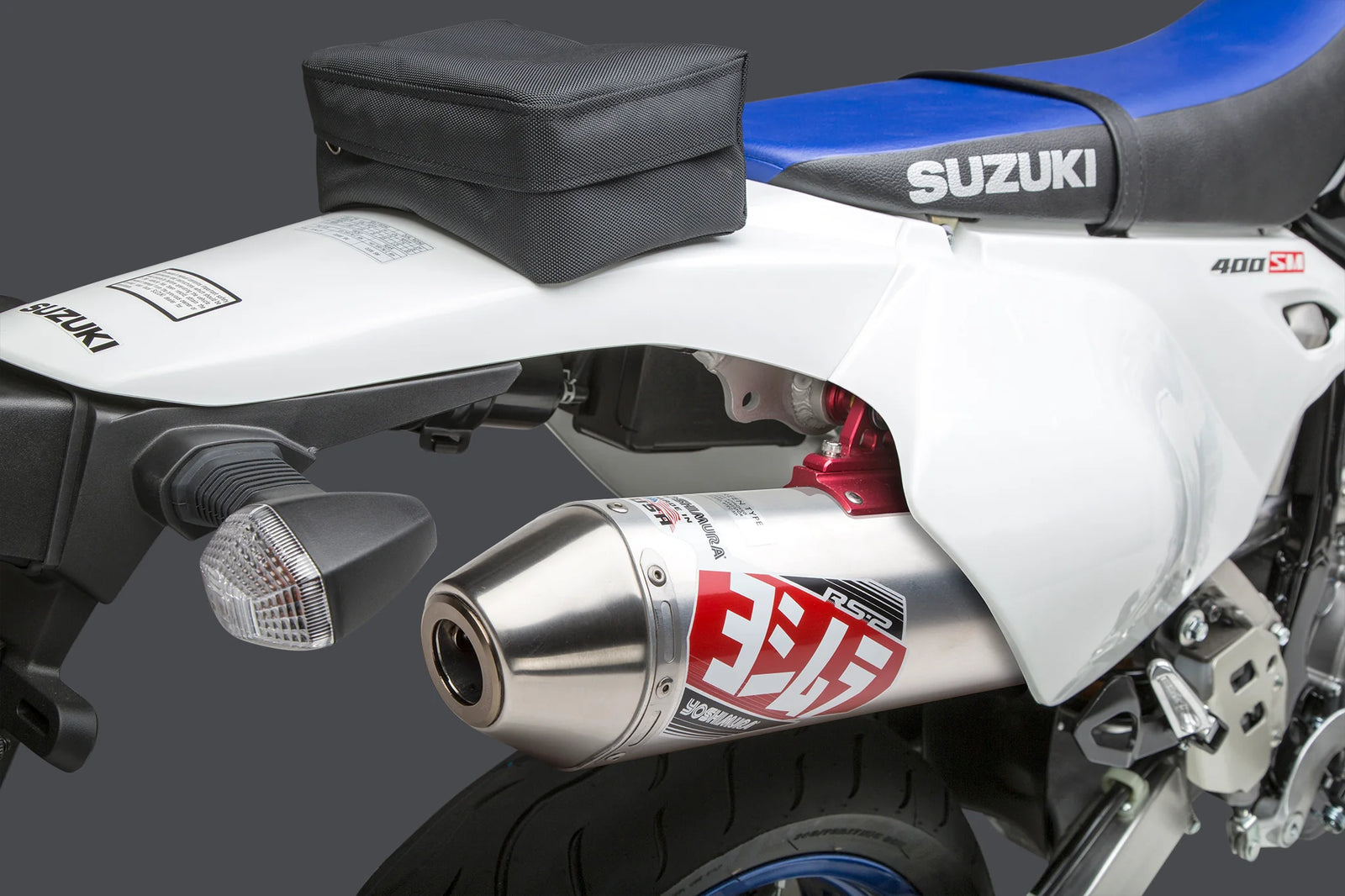 Yoshimura DR-Z400S/SM 00-24 RS-2 Stainless Full Exhaust, W/ Aluminum Muffler