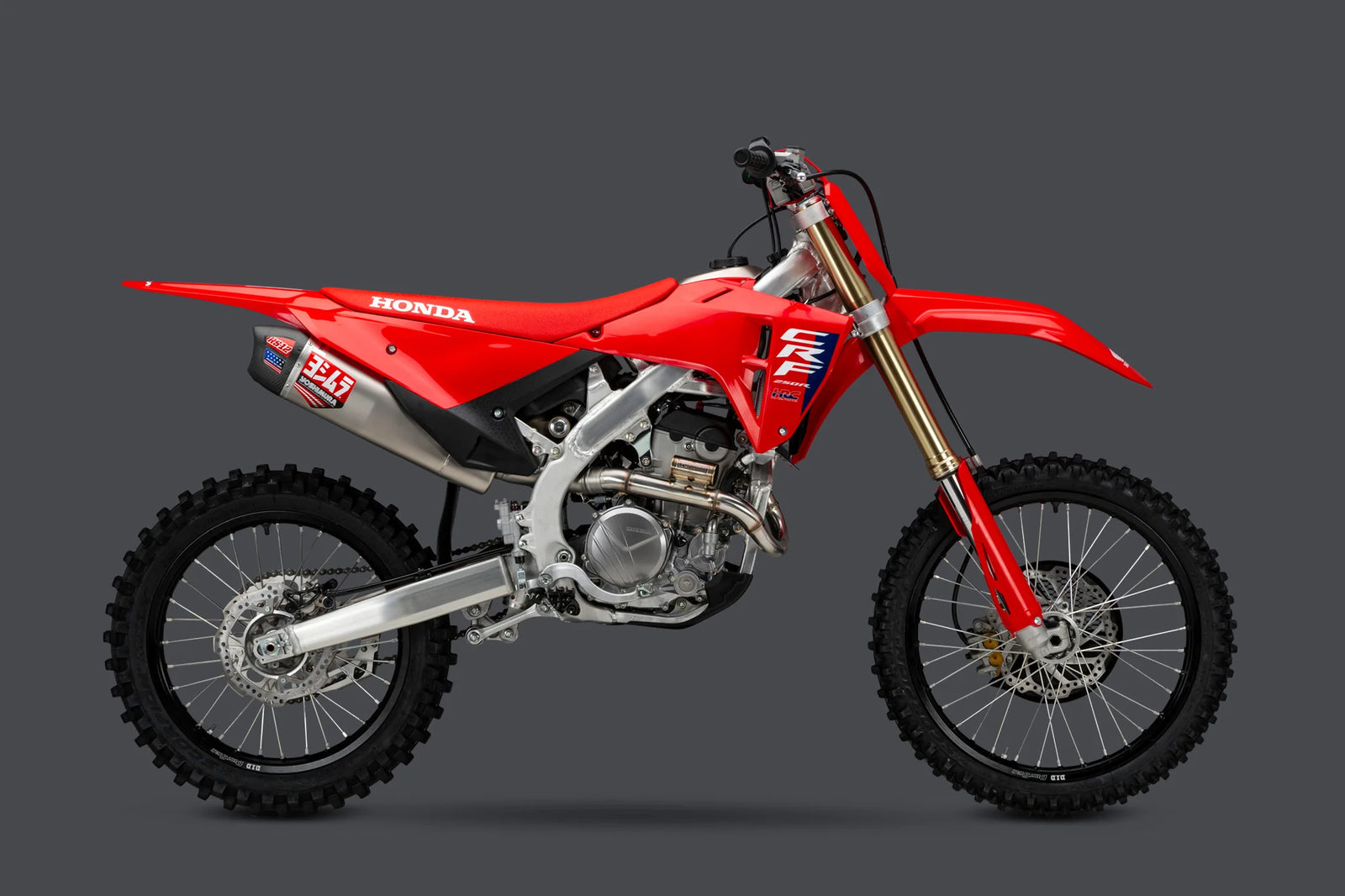Yoshimura CRF250R/RX 25-27 RS-12 Stainless Full Exhaust, W/ Stainless Muffler