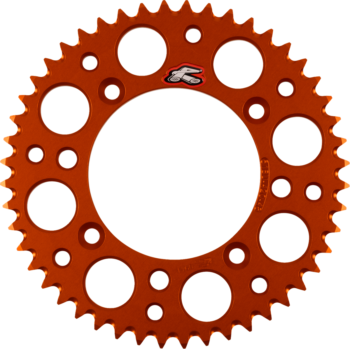 Renthal Rear Sprocket - Aluminum - 48 Tooth - Orange - Gas Gas/Husqvarna/KTM