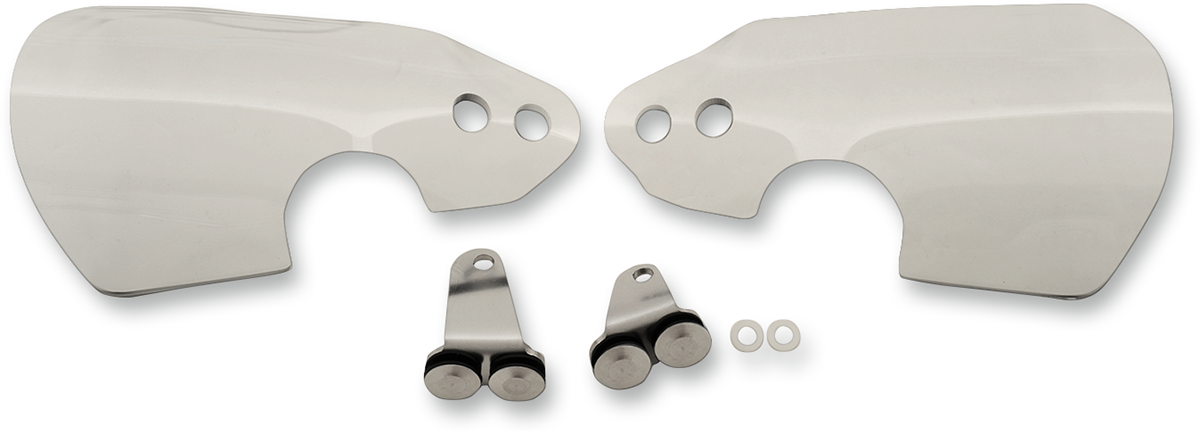 Memphis Shades Handguards - Ghost - Dyna/Softail/Touring