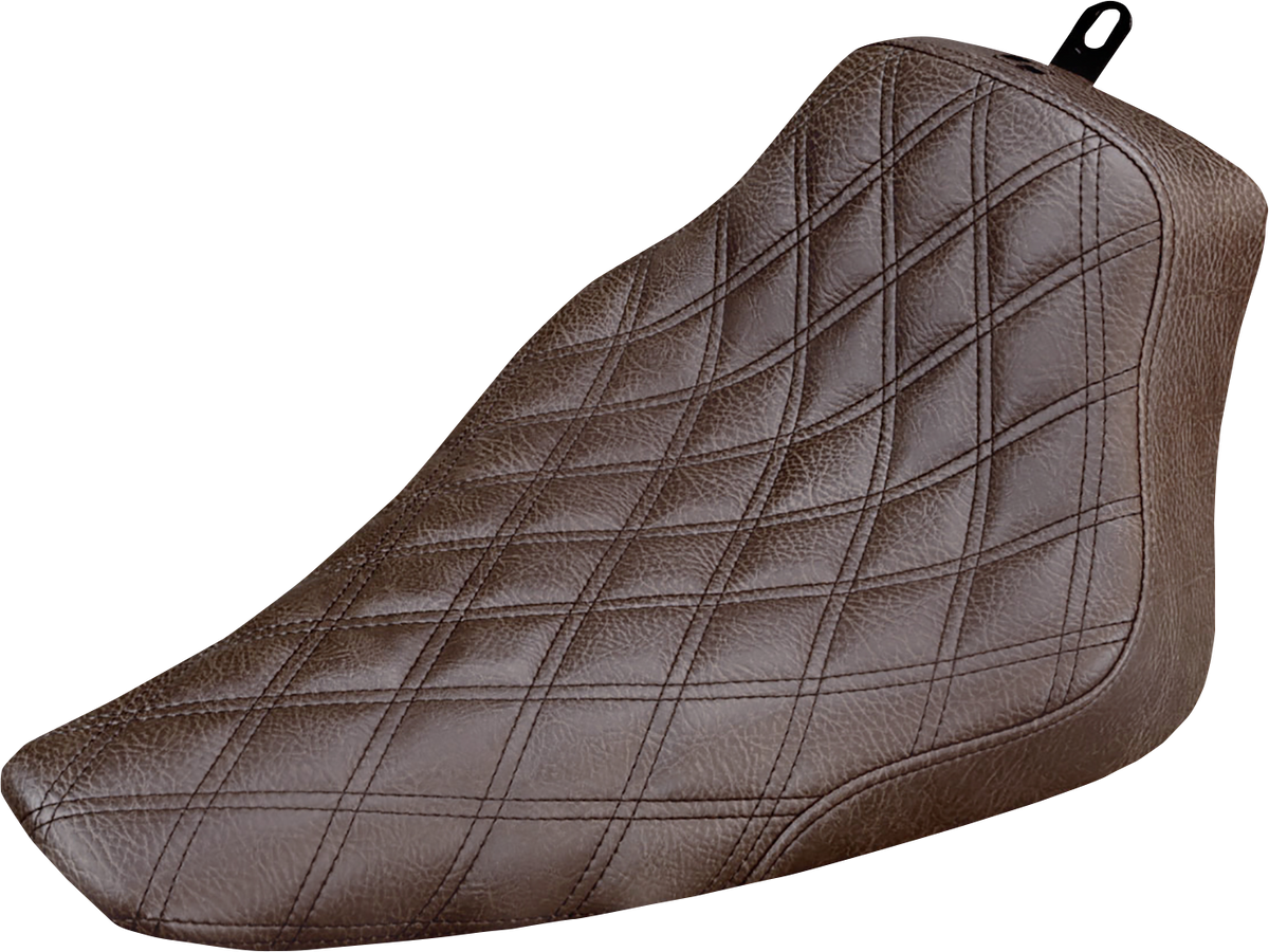 Saddlemen Renegade™ Solo Seat - Lattice Stitched - Brown - FLS '12-'17
