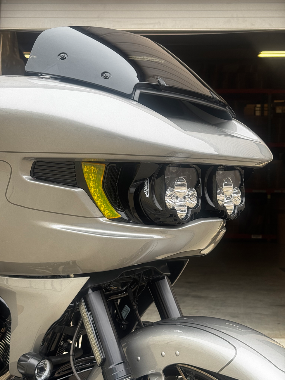 Custom Dynamics Shark Demon® 2 Headlight Light - W/ Speed Plates