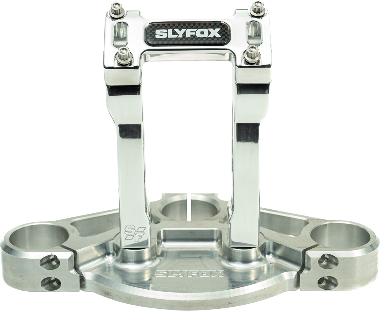 Slyfox Handlebar Riser Kit - Straight - 1" Clamping - 6" Rise - Raw