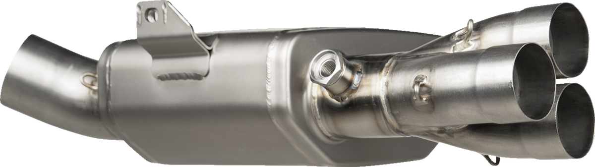 Akrapovic Track Day Link Pipe - Stainless Steel - Yamaha R9