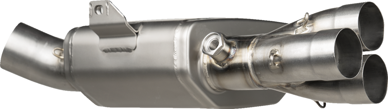 Akrapovic Track Day Link Pipe - Stainless Steel - Yamaha R9