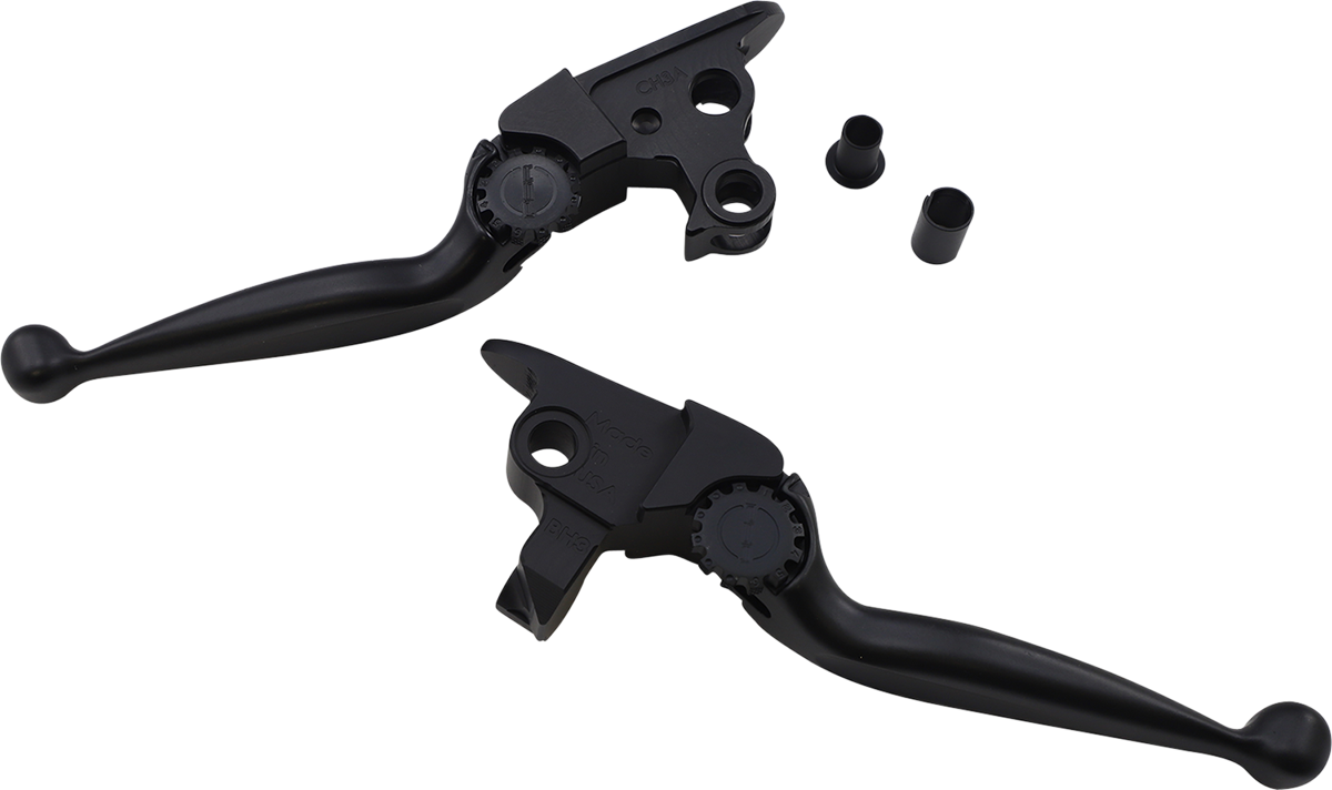 PSR Journey Adjustable Lever Set For Harley Models - Black