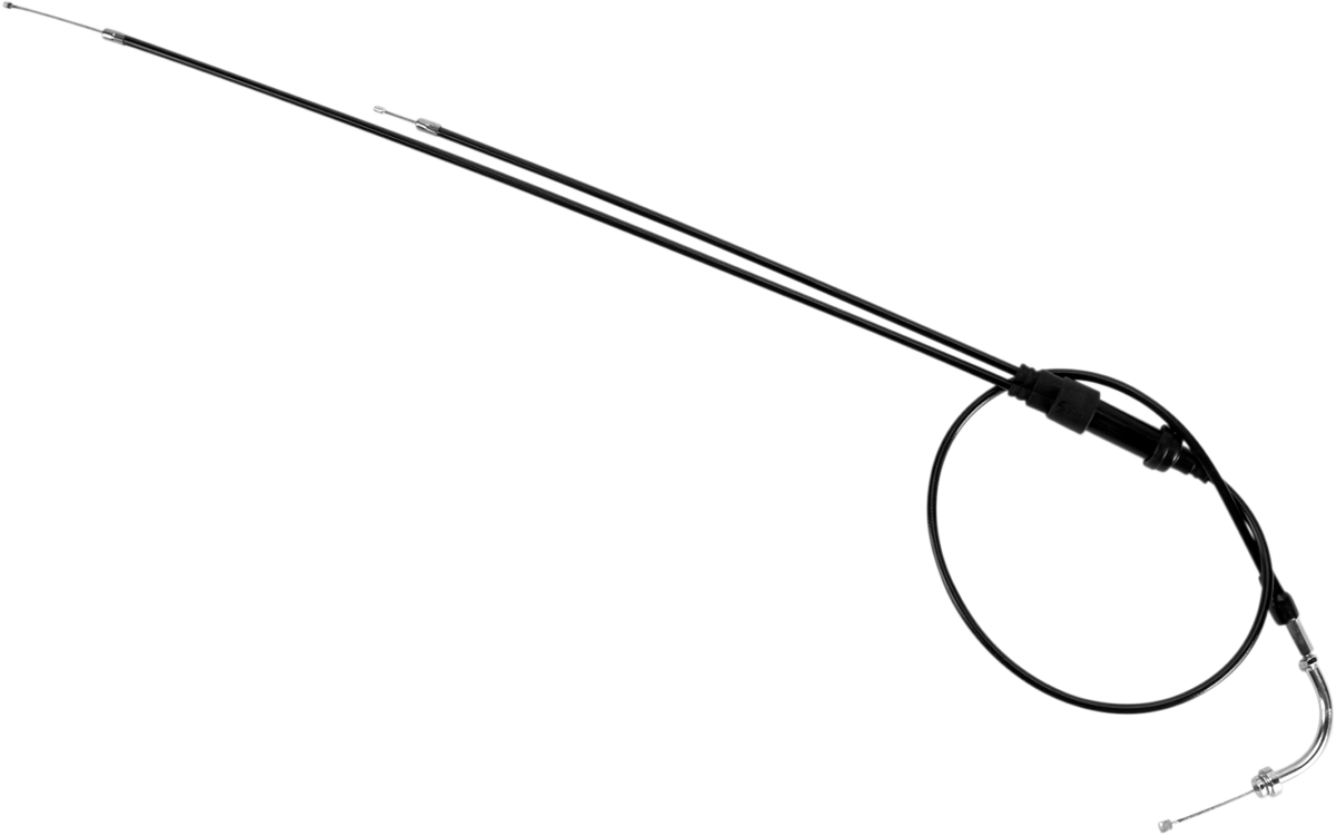 Motion Pro Black Vinyl Throttle Cable - Pull - '74-'83 Kawasaki