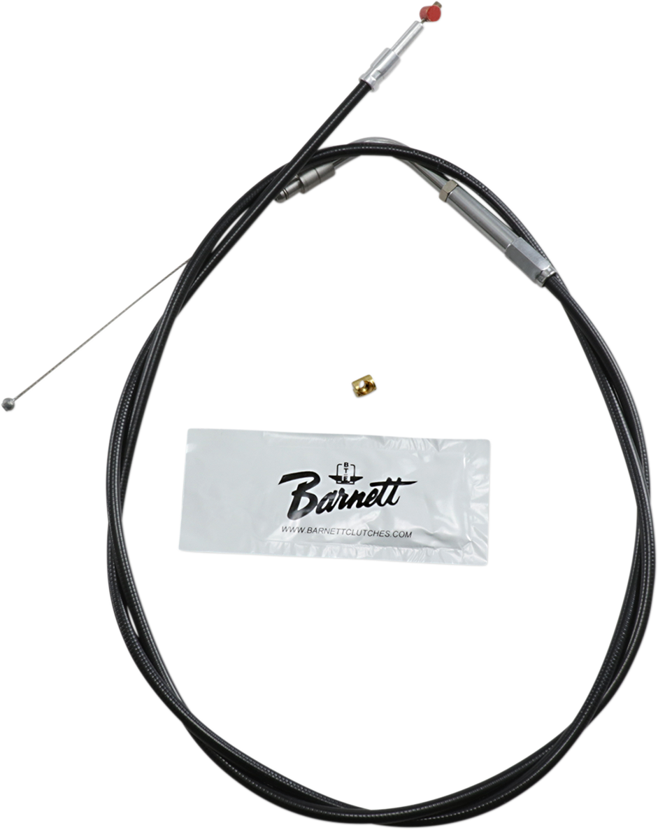 Barnett Black Vinyl Throttle Cable - +6" Size - 45" Length