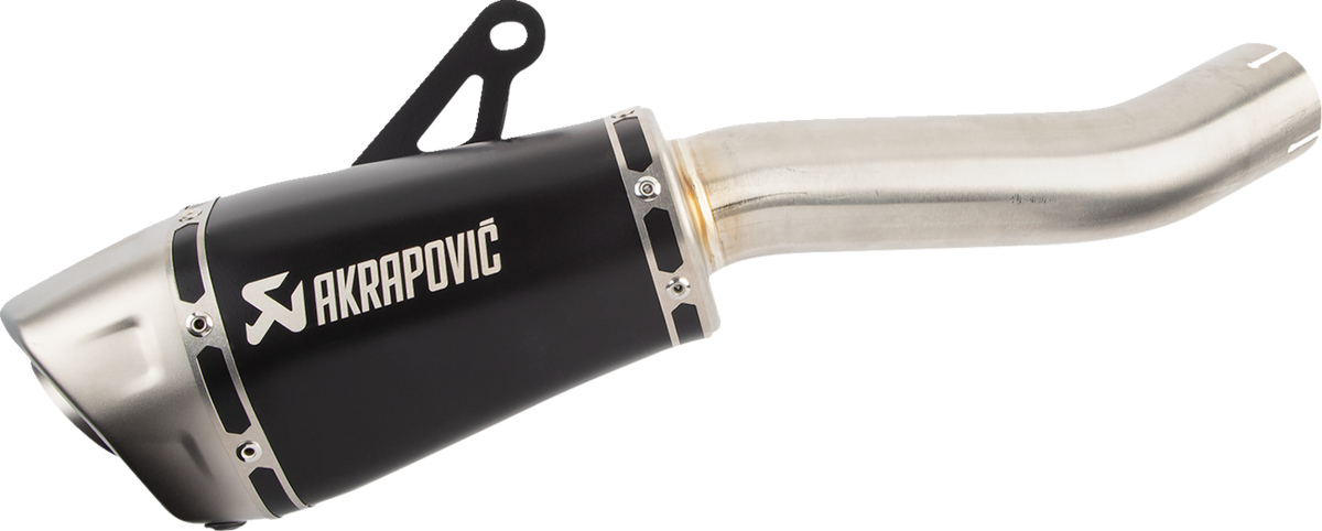 Akrapovic Slip-On Series Muffler - Titanium - Black