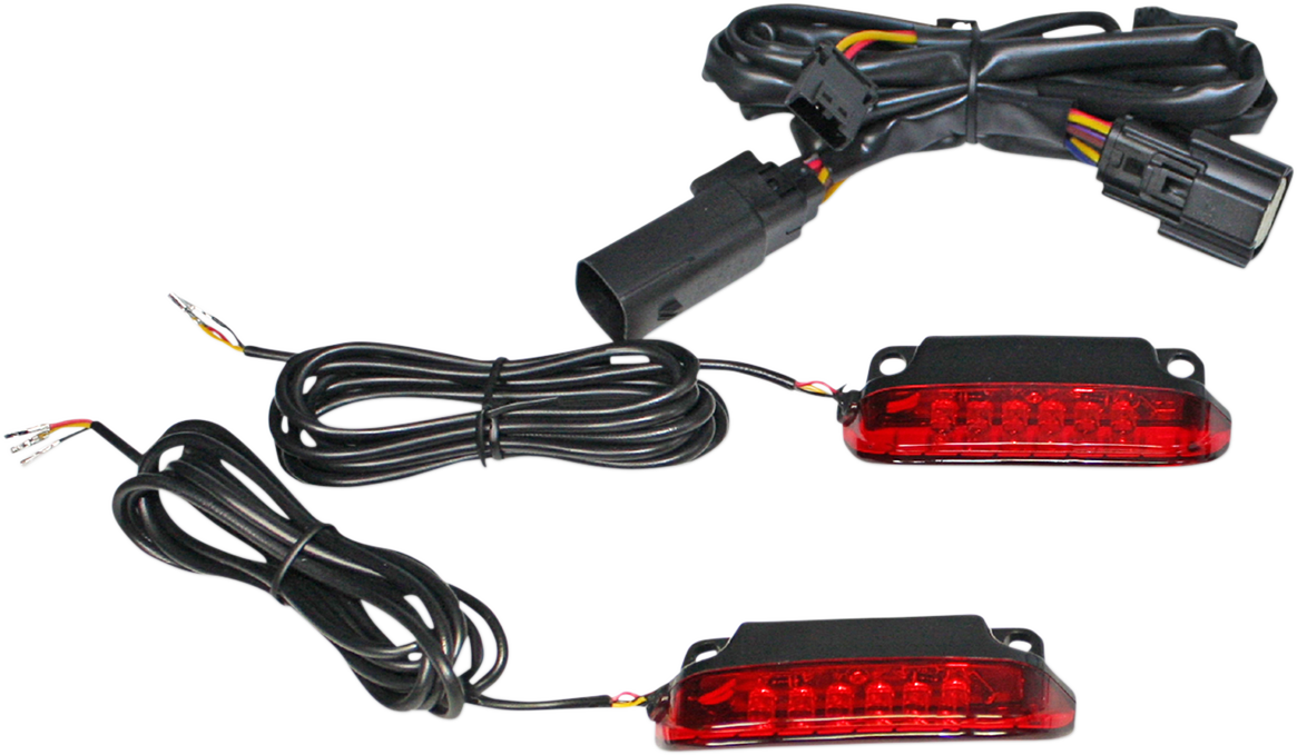 Custom Dynamics Luggage Rack Light Bar - Red