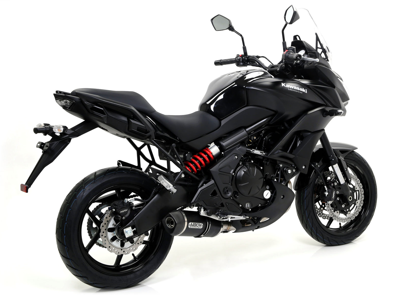 Arrow Race-Tech Aluminium Dark" Slip On With Carbon End Cap"