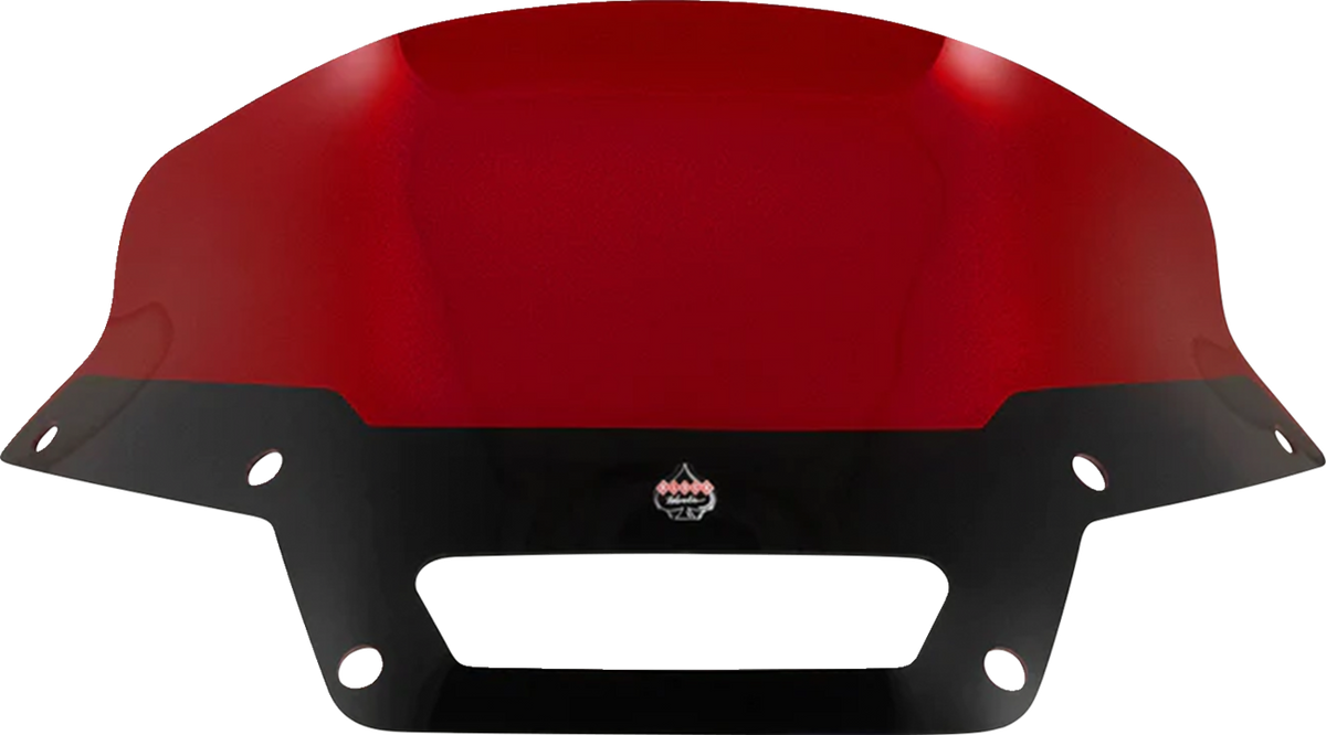 Klock Werks Kolor Flare® Windshield - 6" - Red - '22-'25 FXLRST
