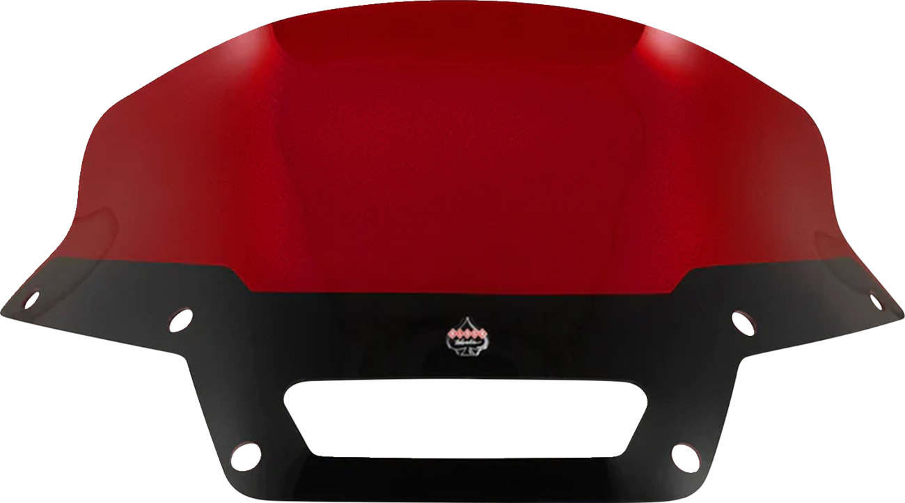 Klock Werks Kolor Flare® Windshield - 6" - Red - '22-'25 FXLRST
