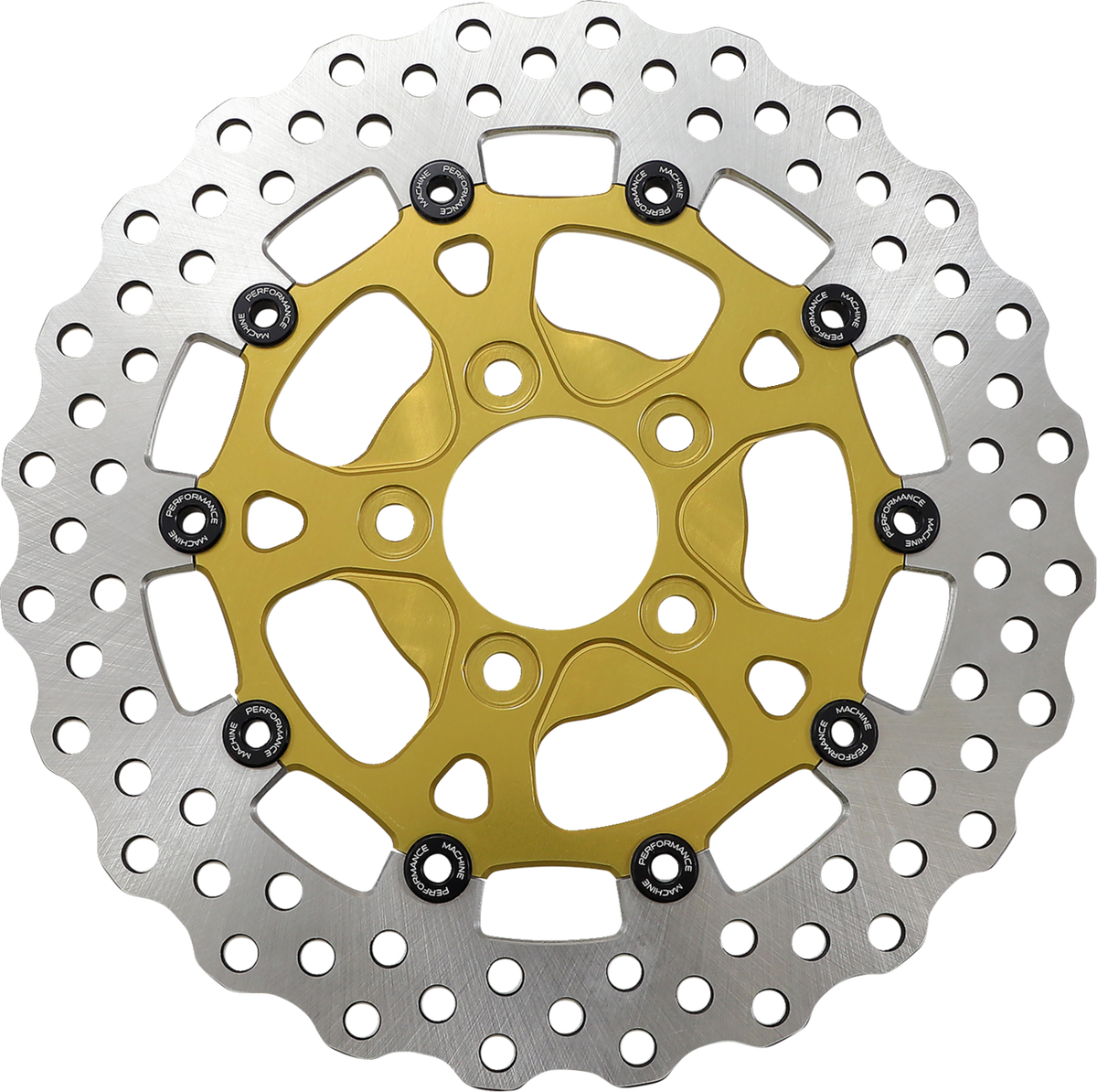 Performance Machine (PM) Dominator Rotor - Rear - 11.5" - Gold