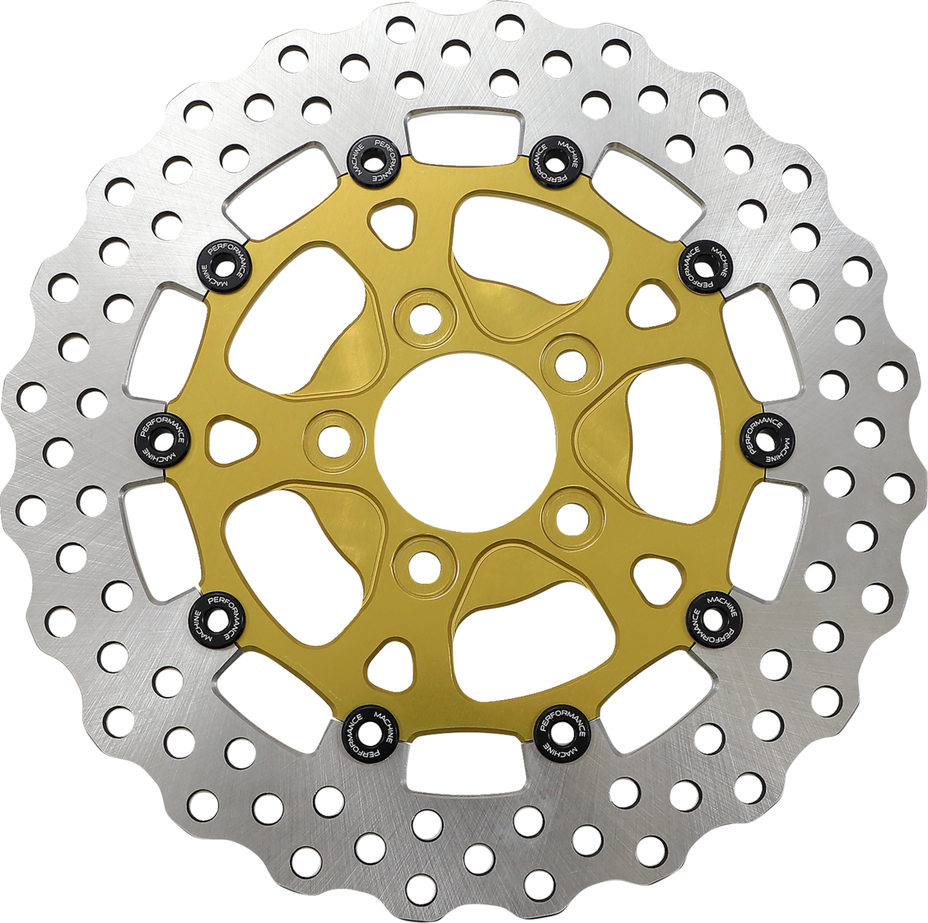 Performance Machine (PM) Dominator Rotor - Rear - 11.5" - Gold