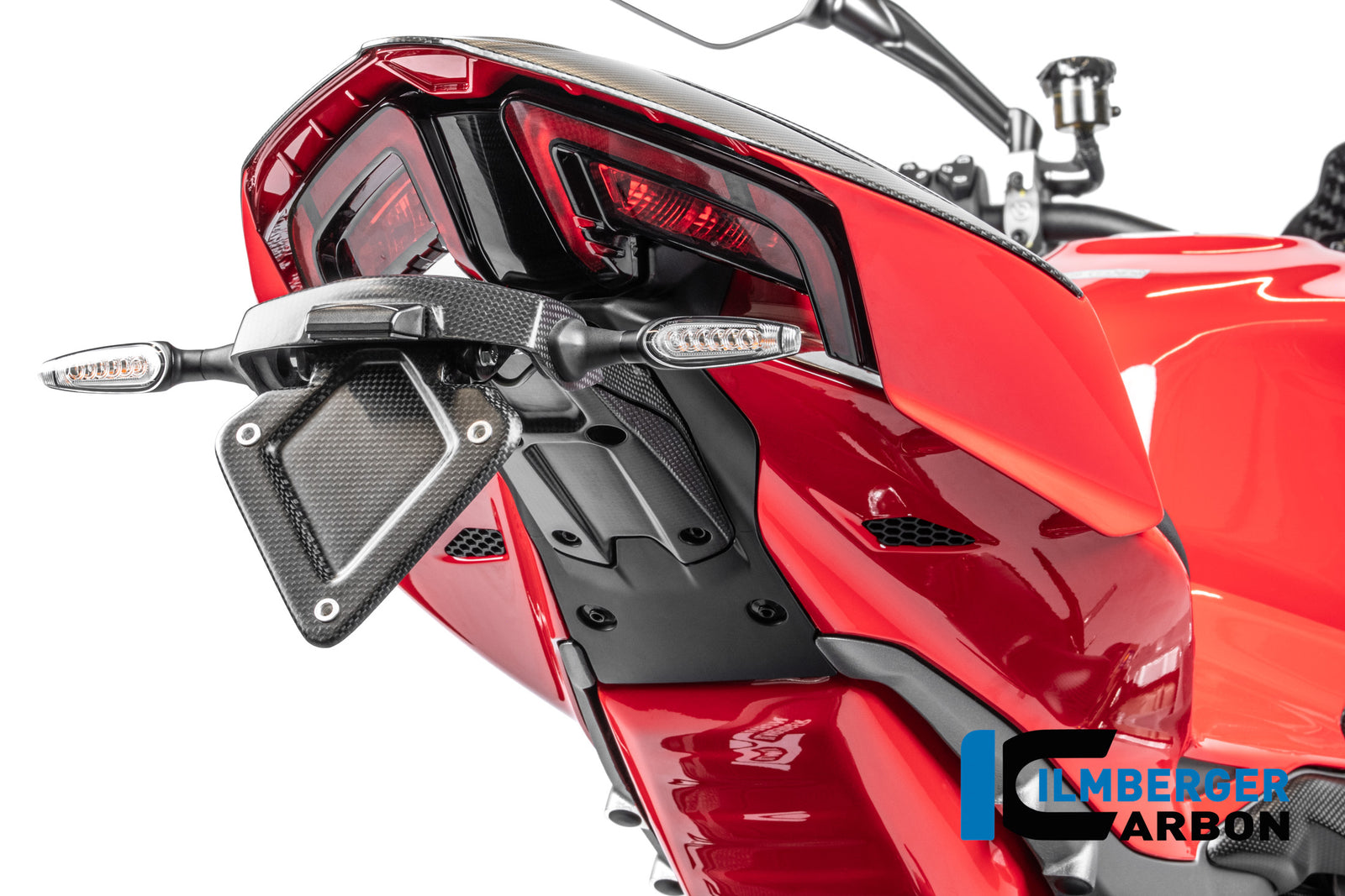 Ilmberger Carbon License Plate Fender Ducati Panigale V4 2025-2026 - Matte / Plain
