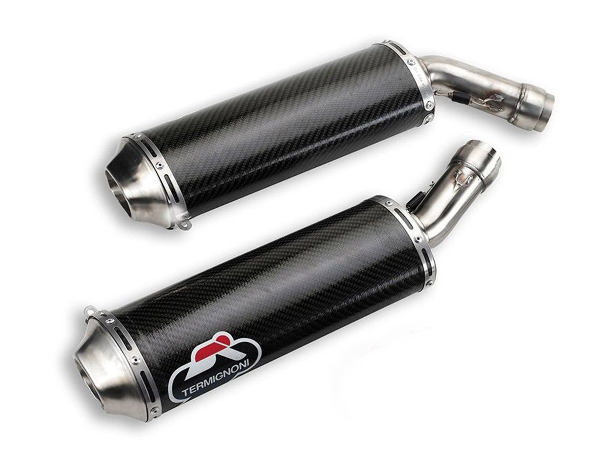 017CR - TERMIGNONI DUCATI 848-1098-1198 CARBON RACING SILENCERS