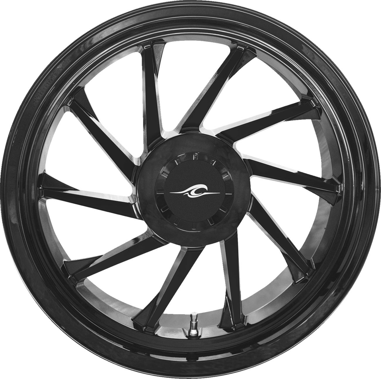 Coastal Moto Wheel - Hurricane 3D - Rear Left - Black - 18" - Trike