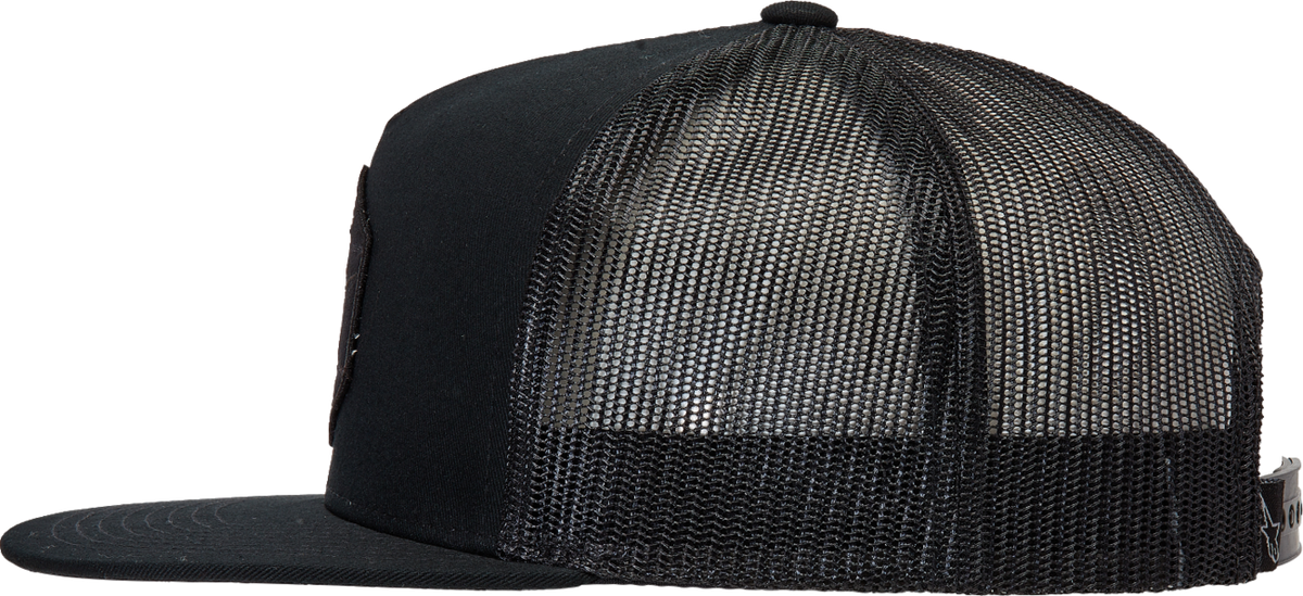 Alpinestars Bolt Trucker Hat - Black/Black - One Size