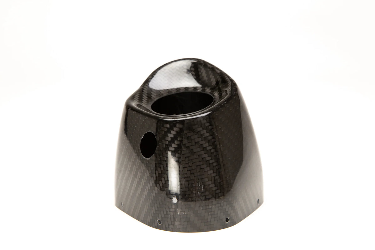 Yoshimura RS9 Carbon Fiber End Cap Cover RIght Side