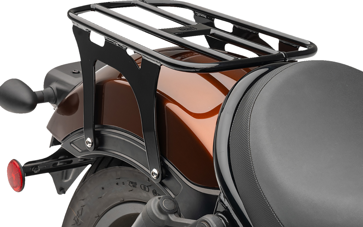Cobra Solo Luggage Rack - Tube - Black - Rebel 1100