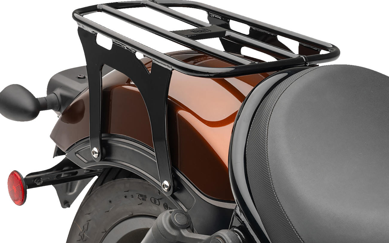 Cobra Solo Luggage Rack - Tube - Black - Rebel 1100