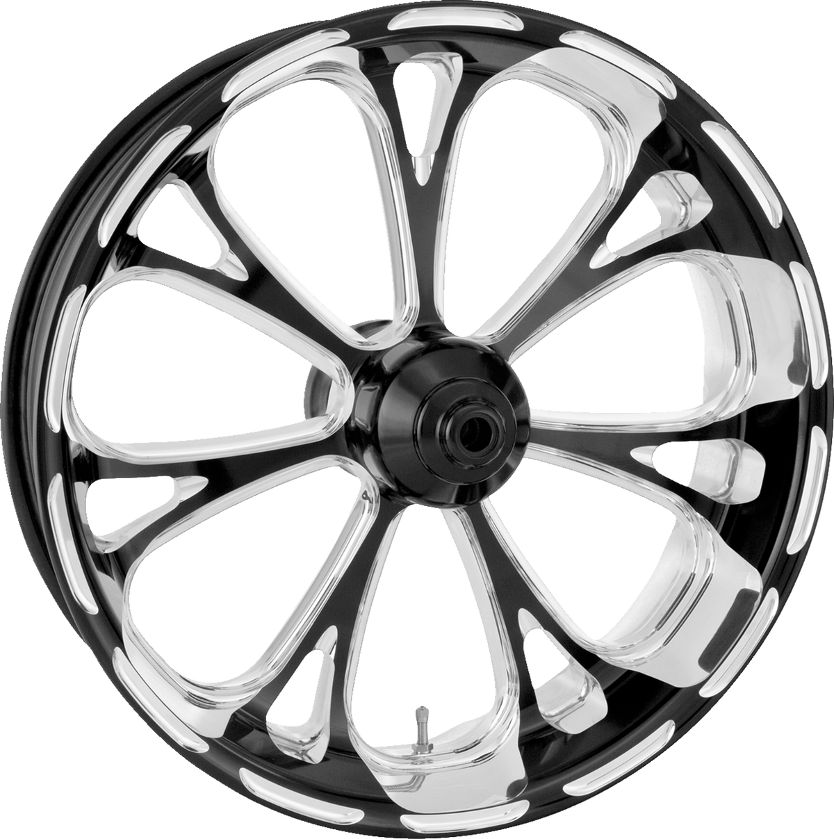 Performance Machine (PM) Wheel - Virtue - Front - Dual Disc/With ABS - Platinum Cut™ - 21x3.5 - '08+ FLD