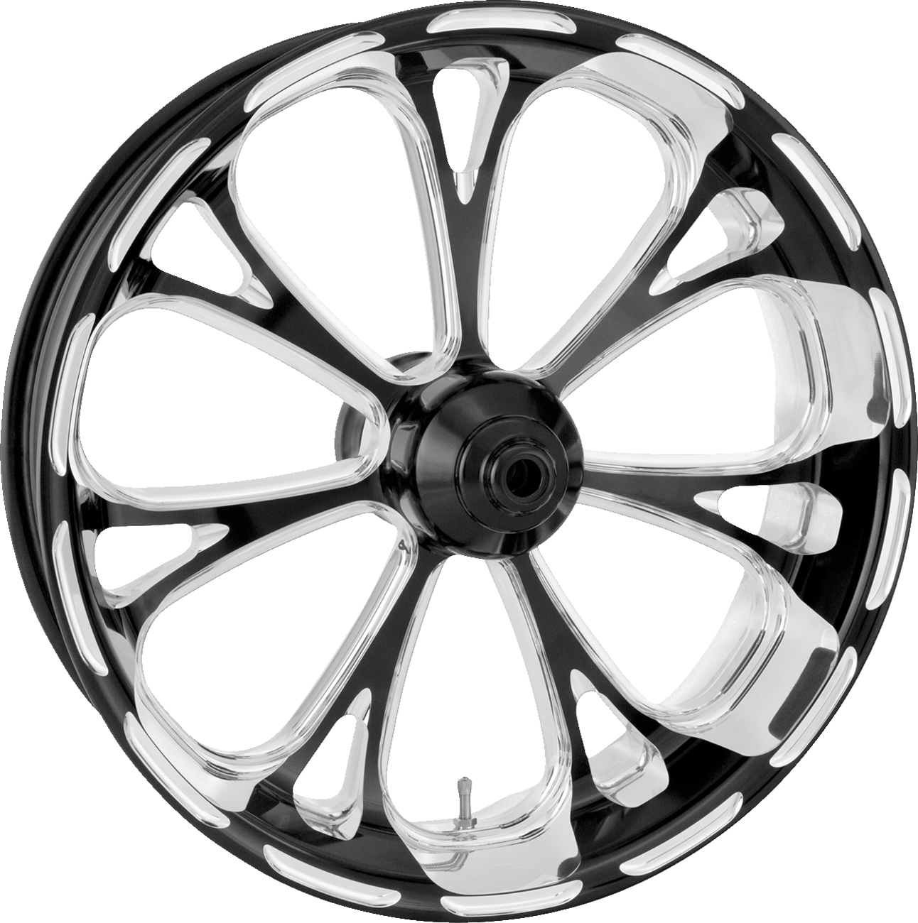 Performance Machine (PM) Wheel - Virtue - Front - Dual Disc/With ABS - Platinum Cut™ - 21x3.5 - '08+ FLD