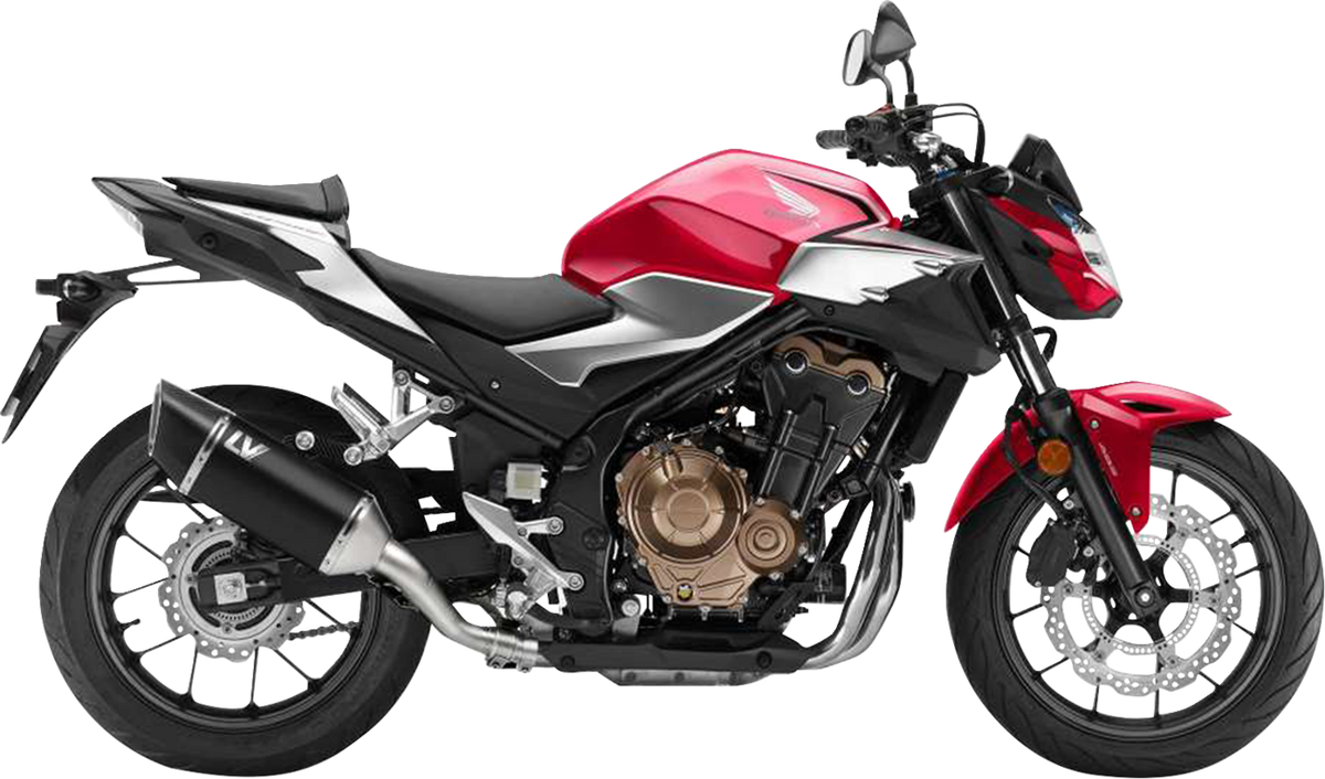 LeoVince LV-14 R Slip-On Muffler - Black - CB/CBR 500 F/R/X